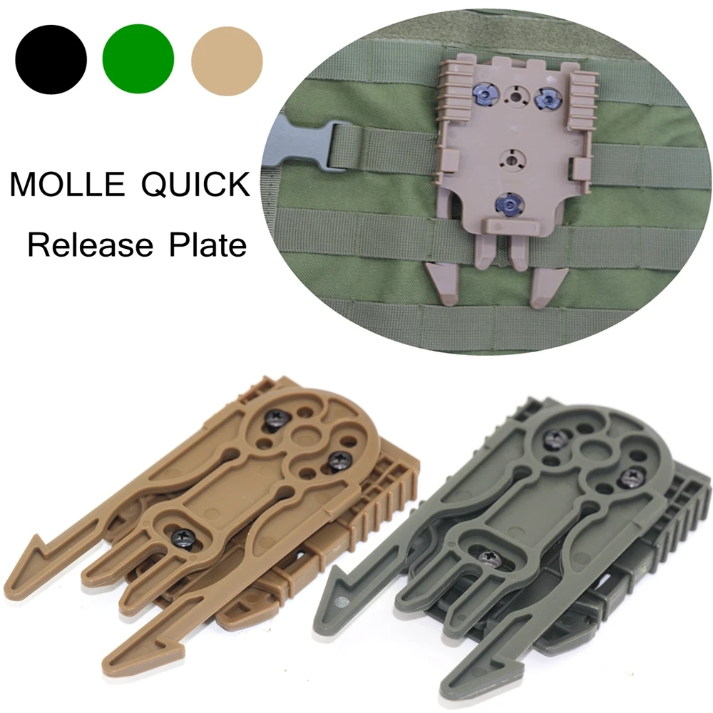 Funda de pistola MOLLE con placa QLS 19/22 – liberación rápida - imagen 2