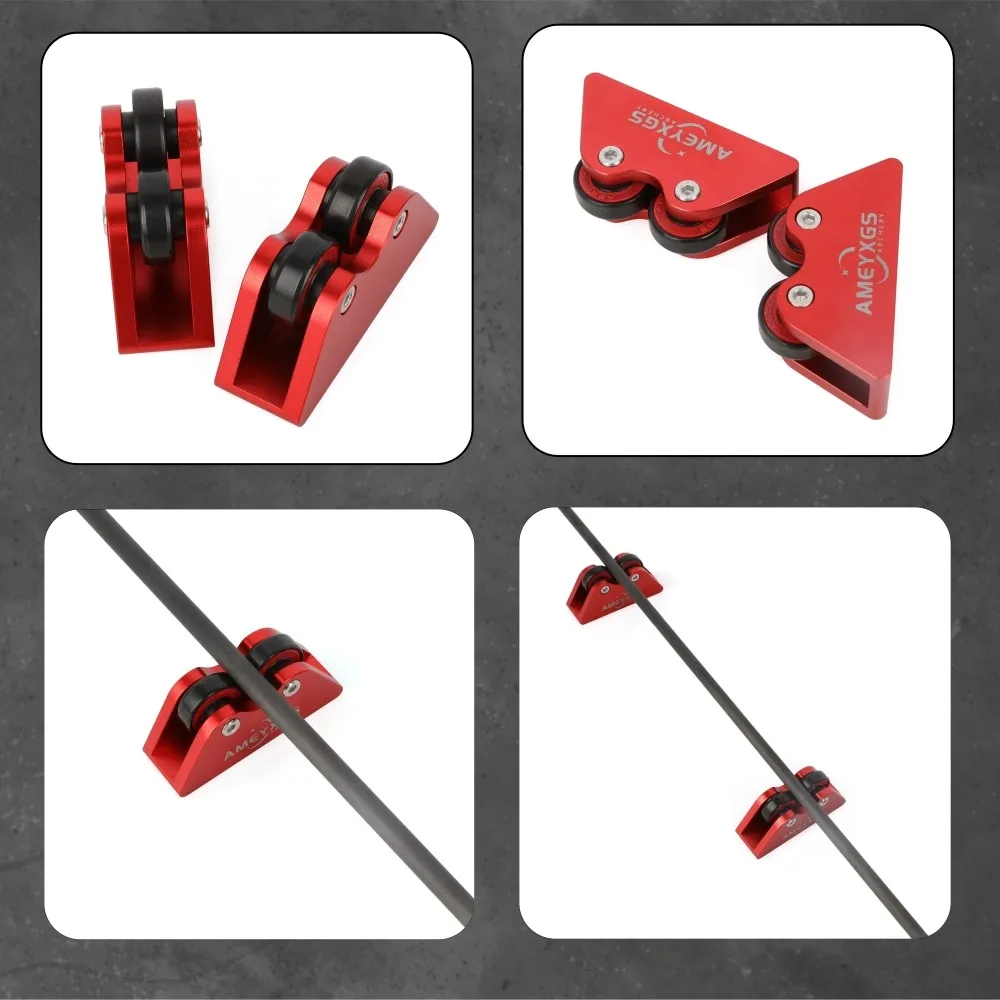 Flecha medidora de tiro con arco, aleación de aluminio, eje Selector duradero, herramienta portátil, accesorio de práctica de entrenamiento, 2 uds. - imagen 5