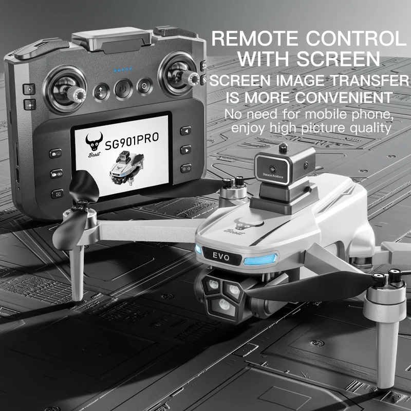 ZLL SG901 Pro drone 8K HD cámara dual inteligente evitación de obstáculos control remoto con control de pantalla quadcopter Dron juguete - imagen 5