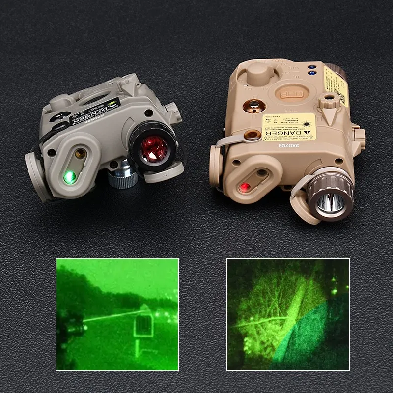 WADSN PEQ IR iluminador Airsoft PEQ-15 láser táctico IR rojo verde azul punto puntería láser vista ajuste 20mm Rail caza Scout luz - imagen 4