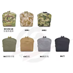 Bolsillo de uso general estilo FERRO: bolsa de administración táctica cuadrada de 6x5 pulgadas