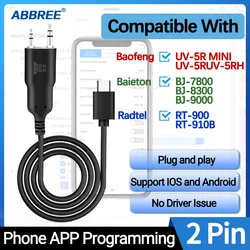 ABBREE Cable de programación para Baofeng UV-5R