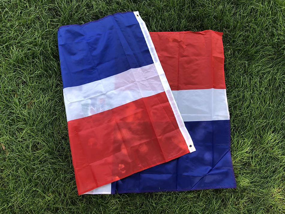 BANDERA SKY, envío gratis, 90x150cm, pancarta nacional colgante de poliéster de la República Dominicana, bandera grande para interiores y exteriores para decoración - imagen 5
