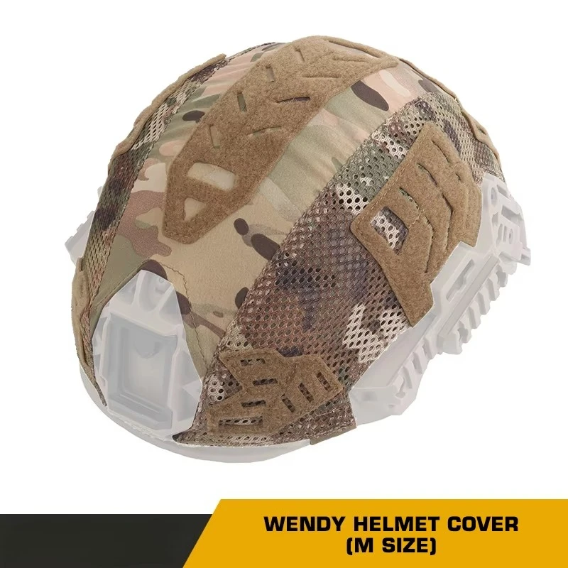 Funda para casco Wendy con cierres de gancho y bucle, compatible con accesorios de caza para casco Wendy de talla M - imagen 2