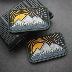 Parche táctico bordado versátil para mochila camping todoterreno