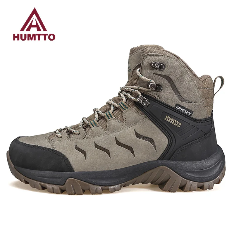 Zapatos de senderismo HUMTTO para hombre, botas tácticas de escalada para deportes al aire libre de invierno, zapatos de caza, zapatillas cálidas para mujer, zapatillas tobilleras de Trekking - imagen 3