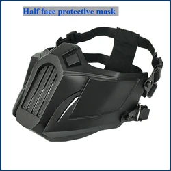 Máscara protectora de ciclismo de media cara equipo CS de paintball máscara táctica máscara CS al aire libre