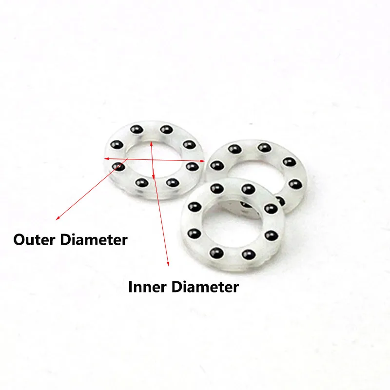 Cuchillo plegable de 8 tamaños, accesorios de bricolaje, volteador, arandelas de rodamientos de bolas de cerámica, sistema de cierre de apertura rápida, reemplazar Repar, 8 unidades por lote - imagen 5