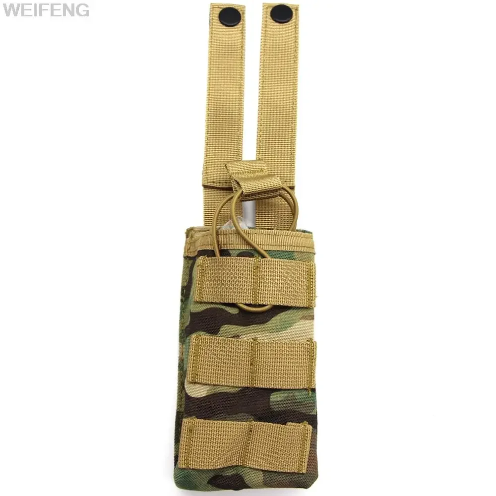 Bolsa táctica de camuflaje FG para revista M4 AR15 AK47 M16 7,62/5,56mm Molle bolsa monomando para Rifle accesorios de caza - imagen 3