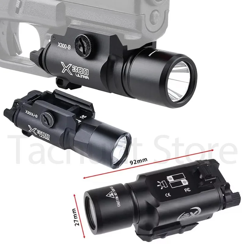 SureFire X300 linterna táctica con láser verde y rojo Picatinny - imagen 3