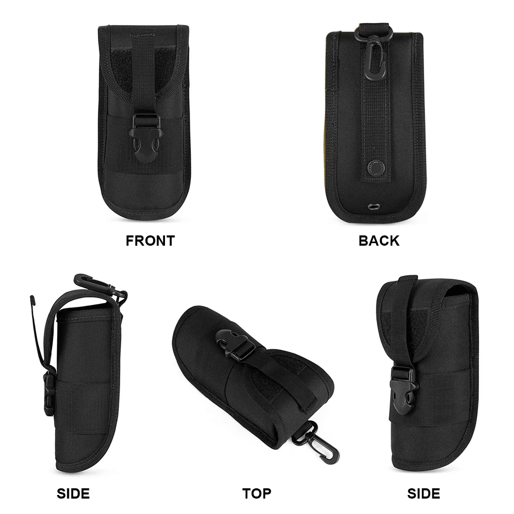 Bolsa táctica Molle para gafas de sol, riñonera EDC impermeable, bolsa protectora de almacenamiento de gafas EVA, bolsa para linterna al aire libre - imagen 3