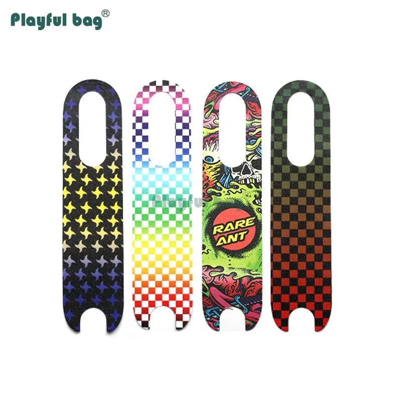 Papel de lija antideslizante para patinete eléctrico, pegatina decorativa resistente al desgaste, accesorio para scooter AMB223 - imagen 4