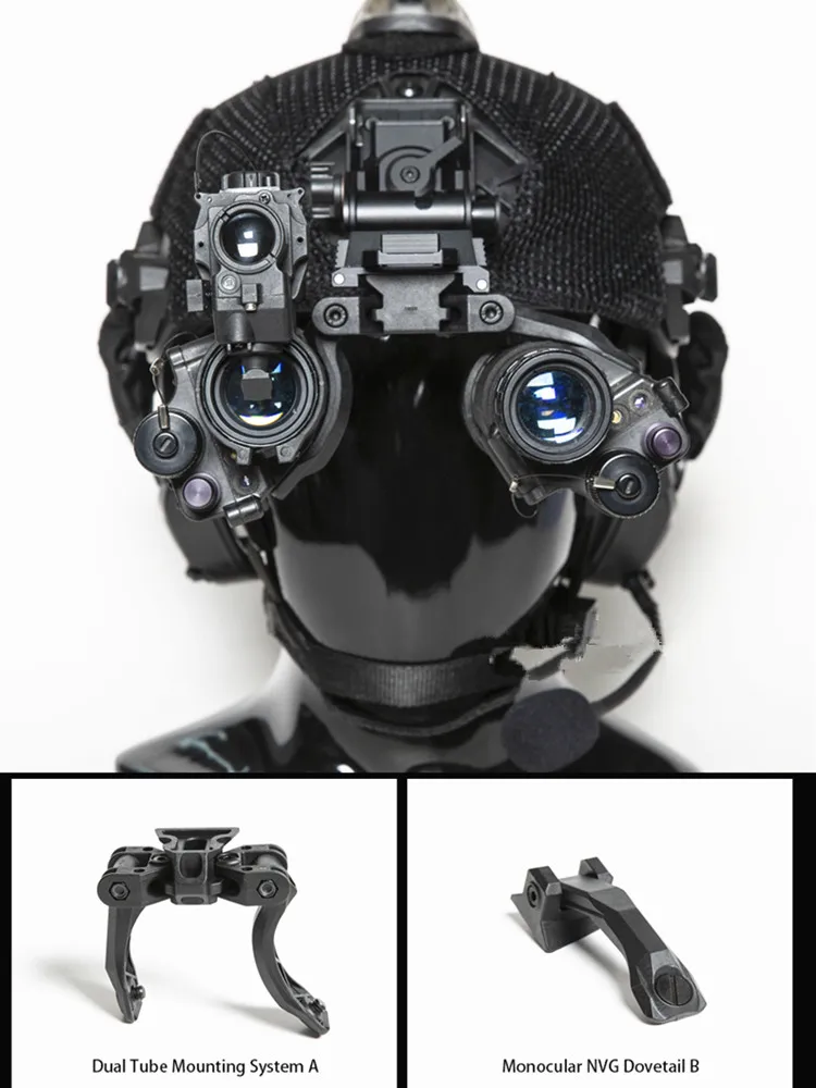 Soporte de brazo J de nailon FMA, montaje de puente NVG para modelo de visión nocturna simple o Dual, AN/PVS14, nuevo, 2022 - imagen 4