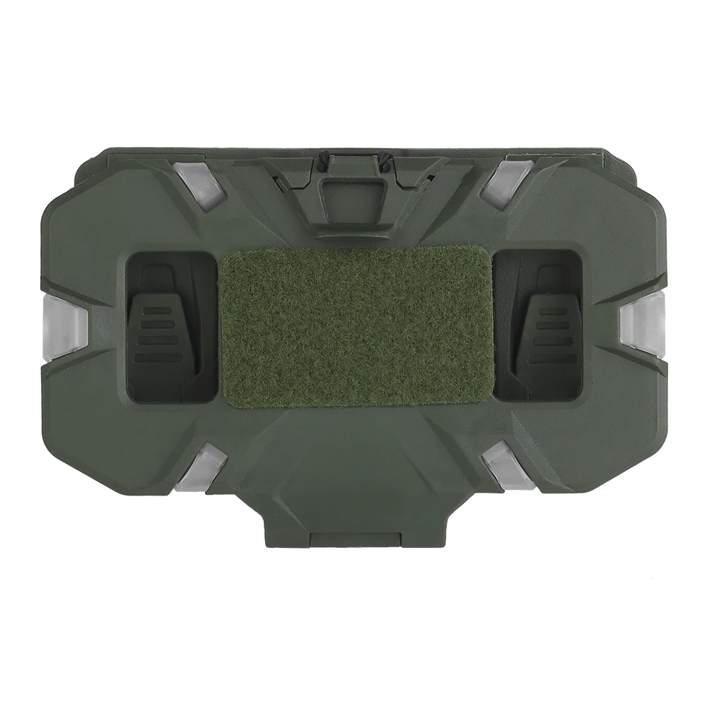 Portador de placa táctica soporte para teléfono MOLLE, tablero de navegación plegable, equipo de sujeción para teléfono móvil, chaleco de caza Airsoft accesorio de aparejo de pecho - imagen 3