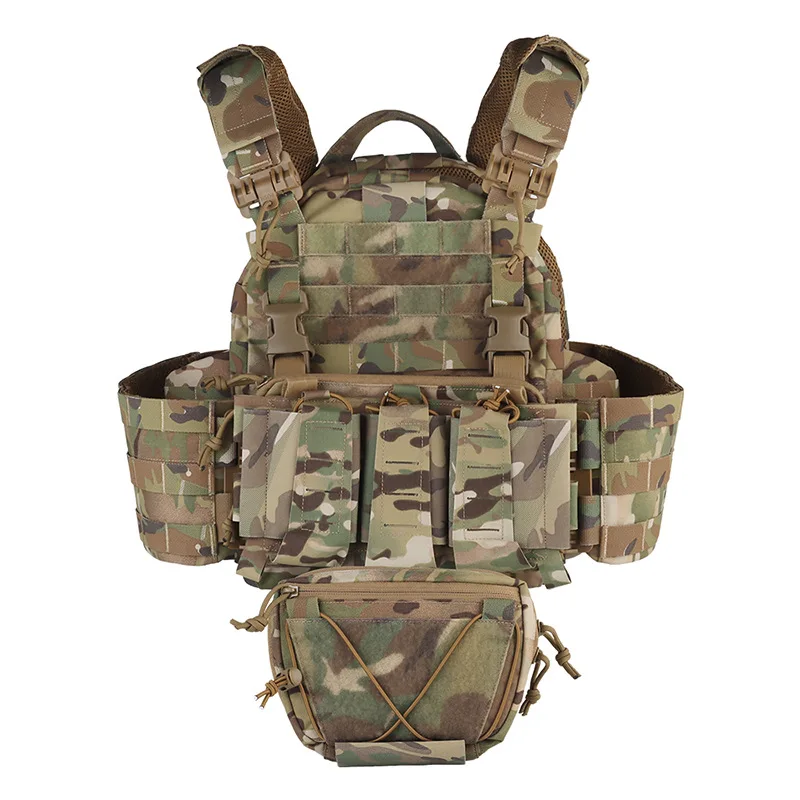 Chaleco táctico de arco militar para hombre, chaleco de combate de liberación rápida para Airsoft al aire libre, ajustable para adultos, accesorios de caza - imagen 2