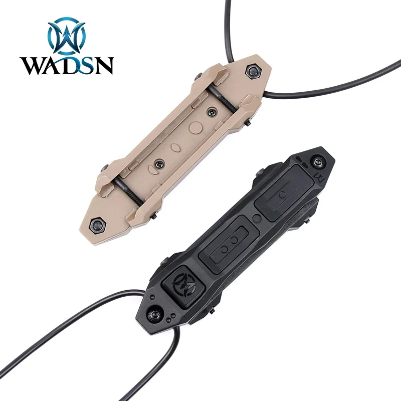 Interruptor de función Dual remoto de presión aumentada táctica para Mlok Keymod DBAL A2 PEQ 15 NGAL MAWL linterna arma luz exploradora - imagen 2