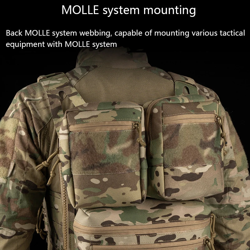 Bolsa GP universal (M), montaje del sistema MOLLE, cremallera YKK, artículos de almacenamiento, cinta mágica de área grande - imagen 5