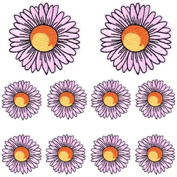 Parche termoadhesivo margaritas y girasoles para ropa