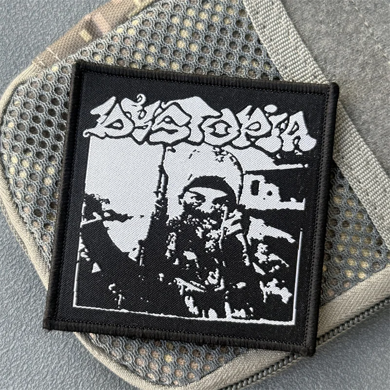 Parche táctico Punk, insignia con estampado de moral militar, gancho y bucle, mochila, ropa, accesorios decorativos, pegatina, brazalete - imagen 5