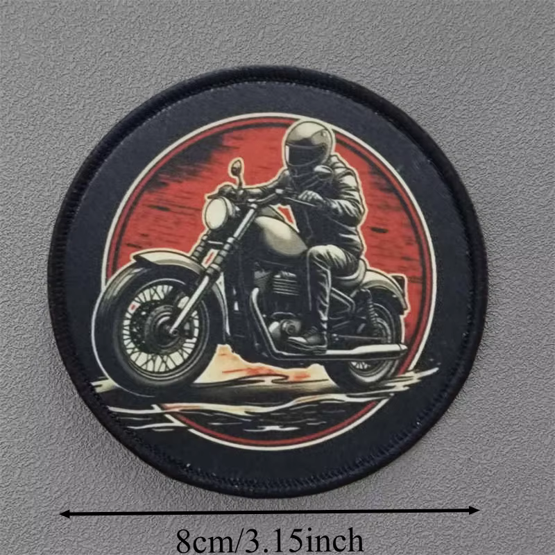 Parche táctico velcro motociclista – Para chaleco, gorra y mochila - imagen 3