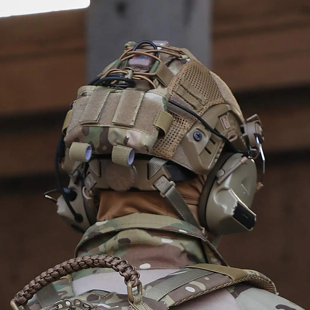 Bolsa Táctica Para Casco, Caja de Batería MK2 Contrapeso 500D Nylon Bolsa de Batería para Casco, Accesorios Tácticos para Caza Airsoft Shooting Paintball - imagen 2