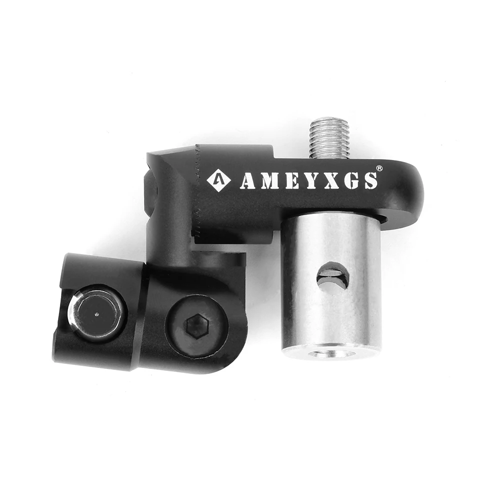 Arco de un solo/doble lado V Bar CNC tiro con arco varilla de equilibrio estabilizador 360 conectar V asiento amortiguador arco tiro caza amortiguador - imagen 4