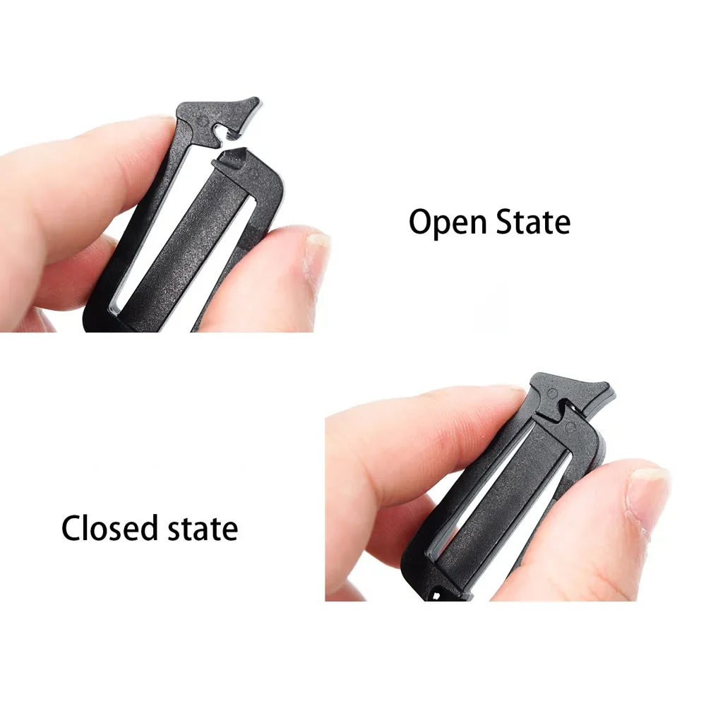 4 unids/lote X-CON mochila para chaleco táctico ajuste de equipo hebilla de ajuste Folio antideslizante - imagen 3