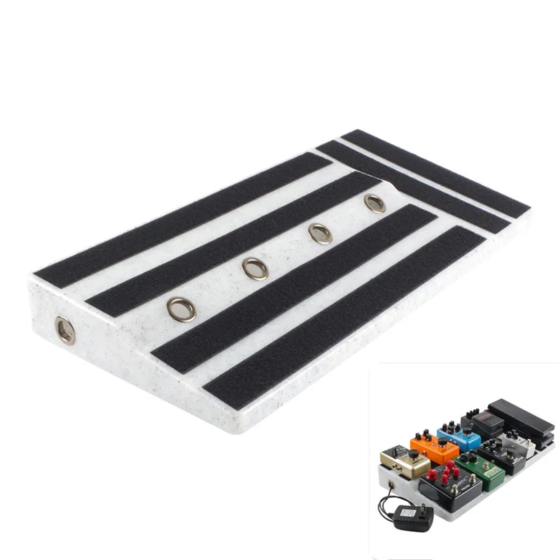 pedalera guitarra multiefectos pedal board tablero pedales de guitarrra Tablero de efectos de guitarra, fuente de alimentación oculta, Ultra ligera, resistente y de gran capacidad, bolsas de almacenamiento, accesorio - imagen 2