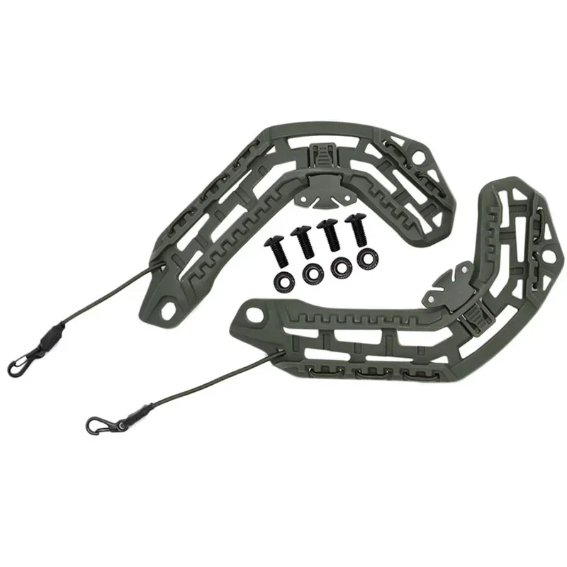 Casco táctico de nailon, riel guía lateral, casco de revisión, accesorios de riel de montaje específicos - imagen 2