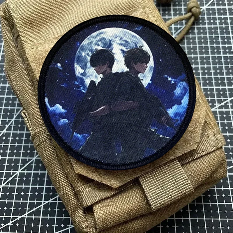 Interstellar Agent Boy Morale Tactical Patch Printed Hook&Loop Emblem Military Badge Combat Armband Backpack Stickers - imagen 5