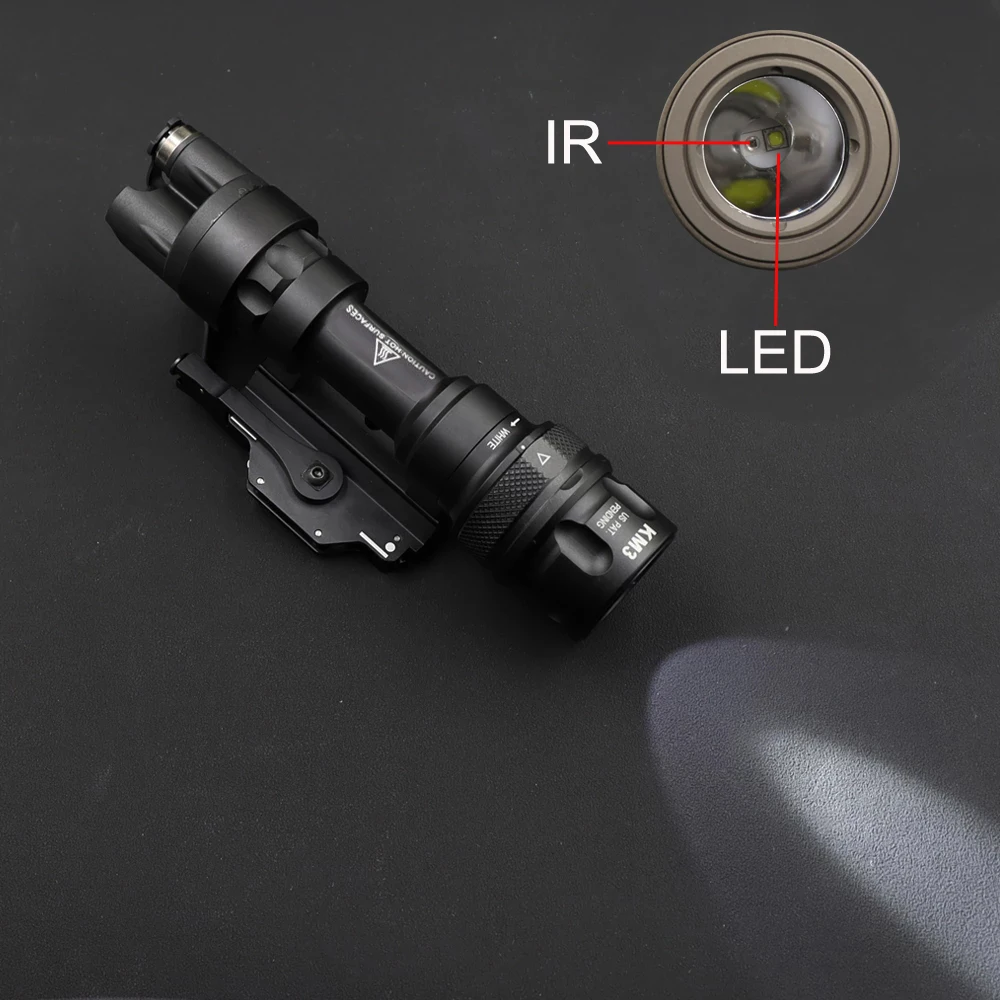 Luz táctica de caza M952V, iluminador IR, luz de Explorador Infrarrojo, 500 lúmenes, luz LED blanca con montaje QD - imagen 3