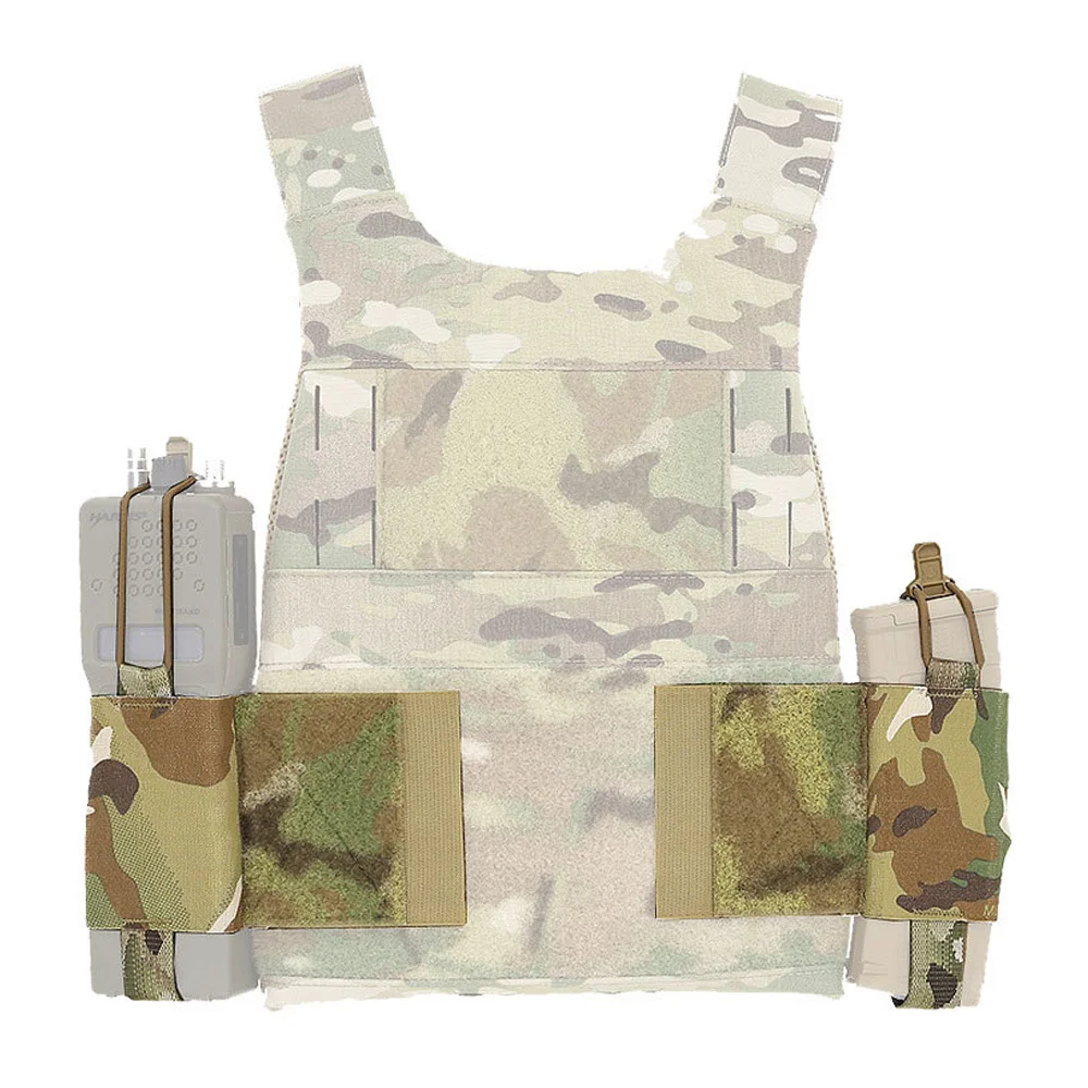 Bolsa lateral táctica V2 Wingman, soporte elástico para Radio, bolsa para revistas, cable de choque Mil-spec Mag AR15, accesorios para chaleco de caza Airsoft - imagen 5