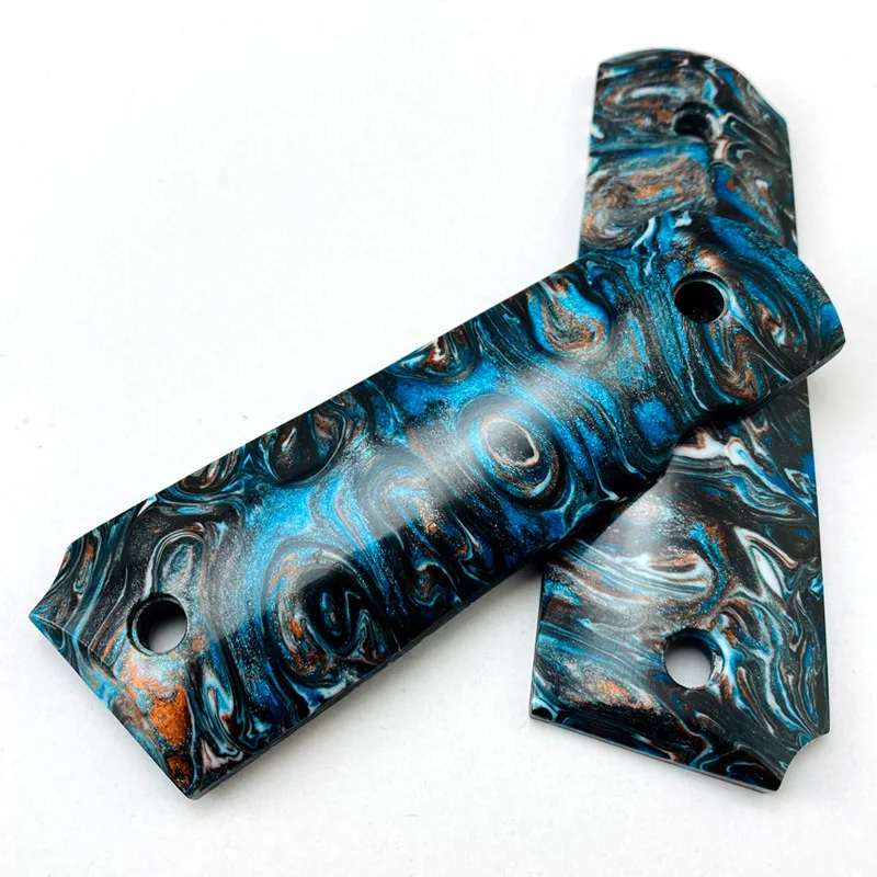 Micarta/Material de resina CNC, accesorios tácticos, modelos 1911, empuñaduras, parches de mango, básculas de pistola personalizadas 1911, fabricación de losas decorativas - imagen 5