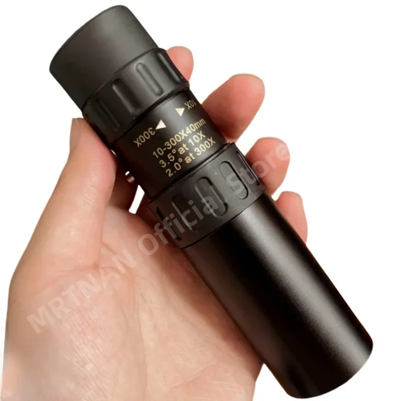 Telescopio Monocular profesional de largo alcance para caza y acampada, binoculares potentes portátiles HD 4K con Zoom 10-300x40, BAK4-Prisms - imagen 2