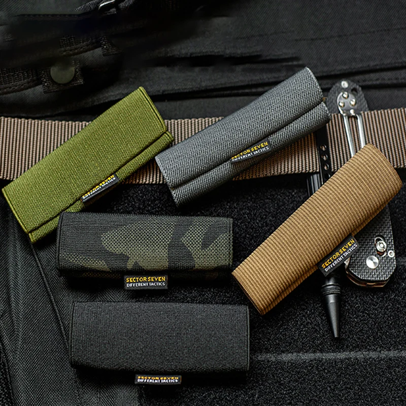 Cinturón táctico ocult EDC con funda – 38mm linterna y cuchillo - imagen 5