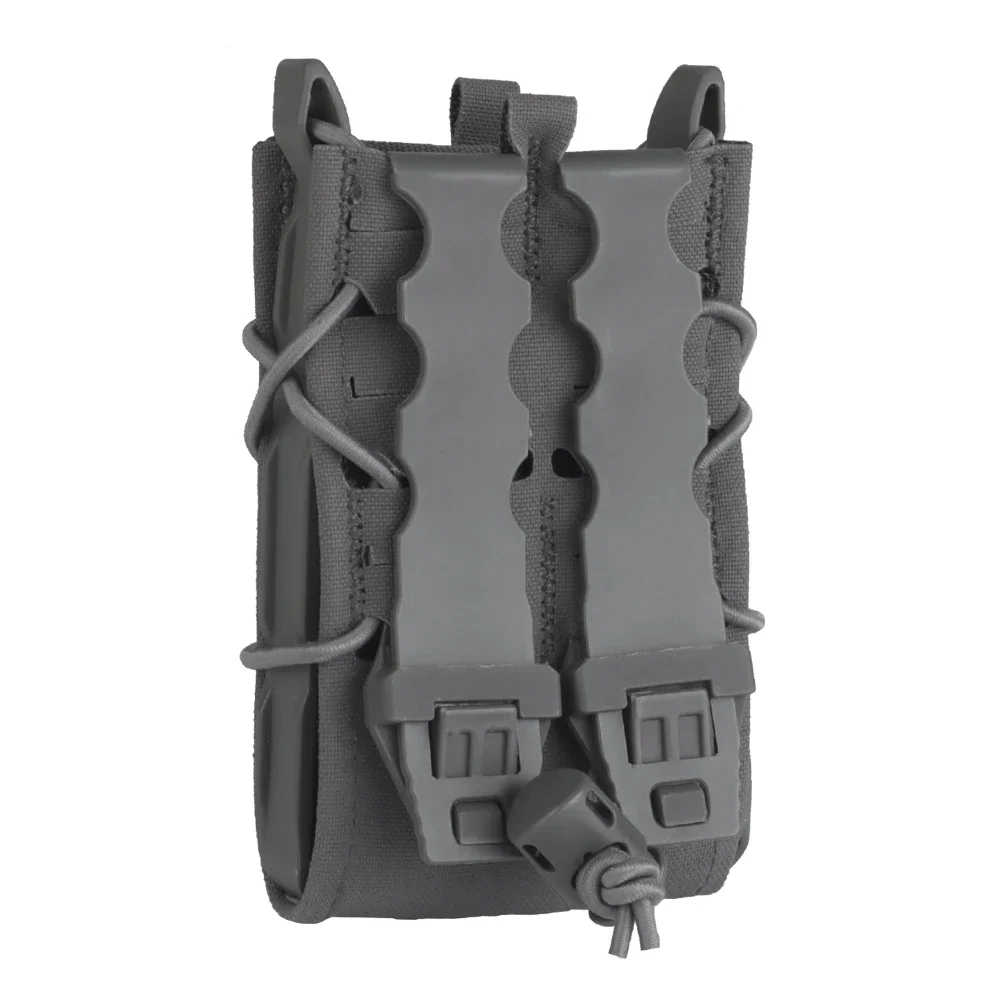 Bolsa táctica para revista AK AR M4 AR15, 7,62/56, bolsa individual para Rifle, pistola, Molle Mag, funda para chaleco de caza, soporte para herramientas EDC - imagen 4