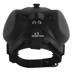 Casco táctico de entrenamiento para perros con riel de montaje, gafas Milita para caza, perros grandes, patrulla, casco protector para motocicleta y mascotas