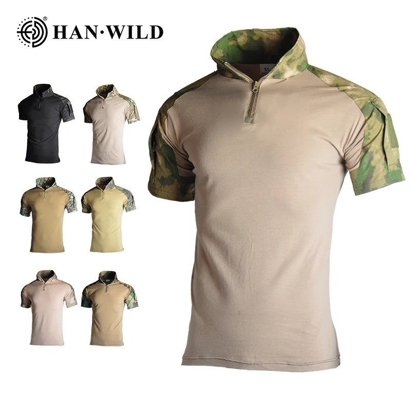 Camisetas de combate táctico para hombre, camisa larga, camisas de camuflaje, ropa de caza para acampar, deporte, escalada, pesca, ropa para hombre - imagen 5