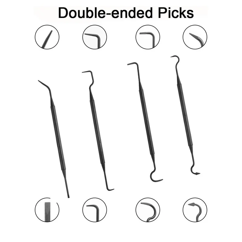 Juego de Herramientas de limpieza Universal para pistola, gancho limpiador mecánico, cepillo de latón para mantenimiento de coche de caza, 9 Uds. - imagen 3