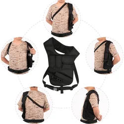 Funda táctica hombro oculta Glock 17 19 derecha bolsa para cargadores