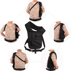 Funda táctica hombro oculta Glock 17 19 derecha bolsa para cargadores