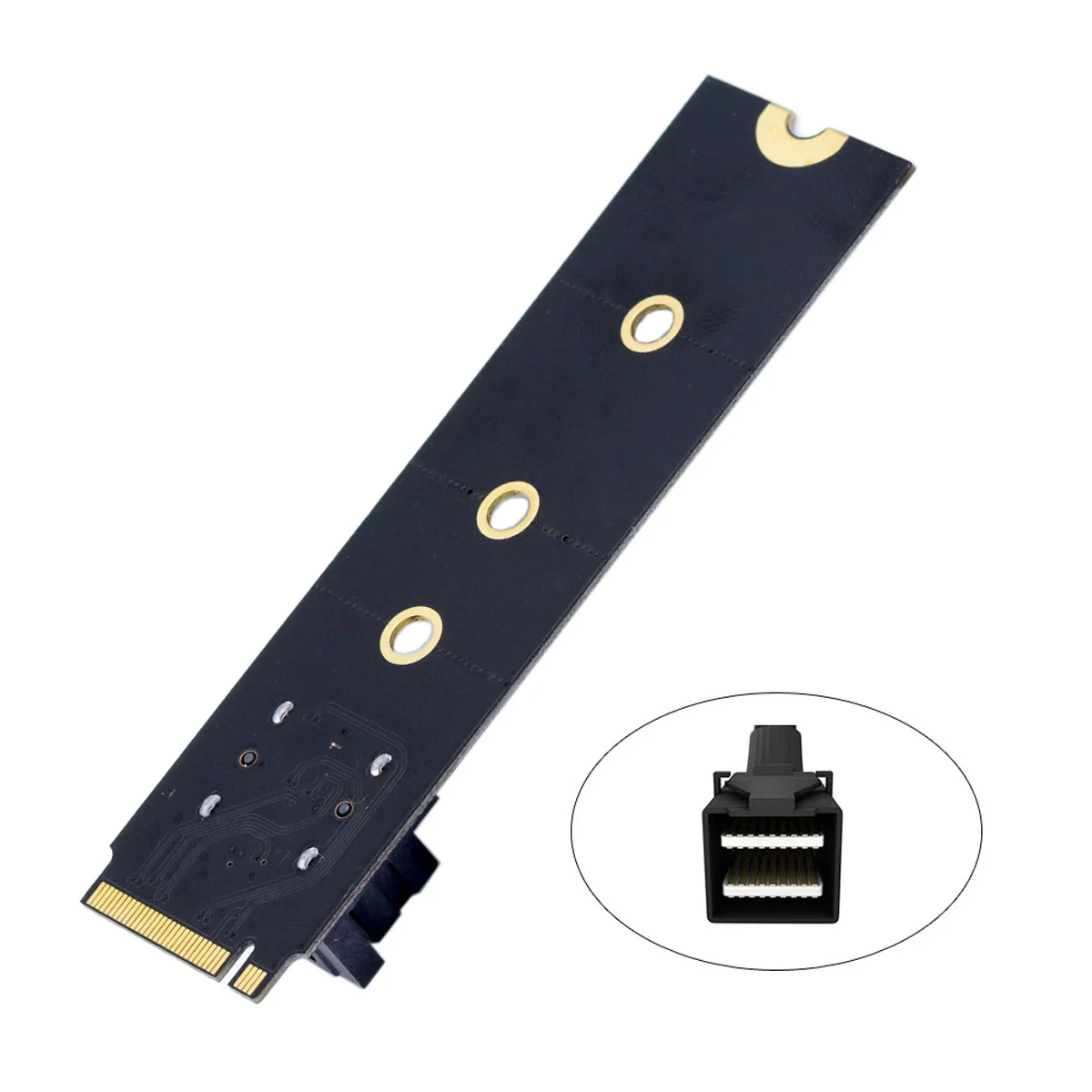 Chenyang-Kit de adaptador NVME PCIe4.0 para placa base SSD 750 p3600 p3700 M.2 SFF-8639 Mini SAS HD, 22x80mm, U.2, SFF-8643 - imagen 3