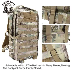 Mochila táctica militar impermeable 30L campo y montaña