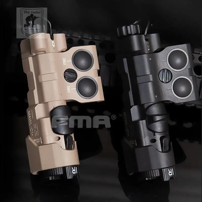 FMA-equipo de caza táctico para exteriores, mira láser que se puede ajustar a 360 grados, versión de nailon, MAWL-C + TB1466 - imagen 5