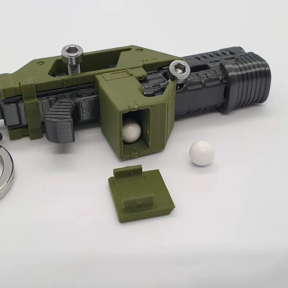 Llavero mini M41A, Rifle de pulso, juguete, pistola BB, llavero de juguete, llavero impreso en 3D, juguetes de descompresión - imagen 3