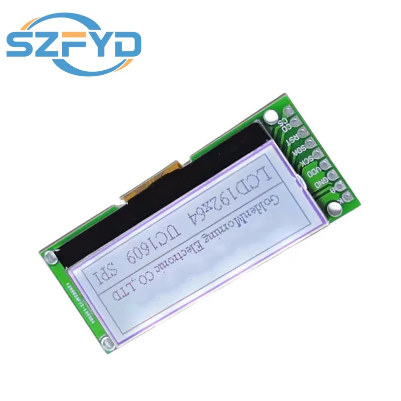 19264 Pantalla de visualización del módulo LCD SPI serie de matriz gráfica 192*64 en 3,3 V-5 V - imagen 3