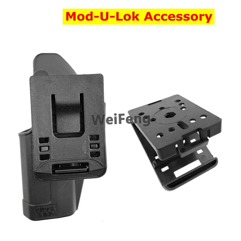 Clip táctico para cinturón de cintura para cuchillo DIY, funda para pistola Kydex/montaje de funda, Clip Tek Lok con accesorios de botón - imagen 4