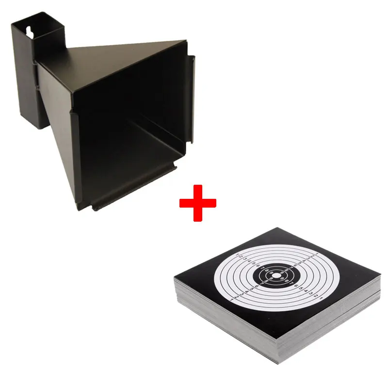 Embudo táctico para Rifle de aire, pistola de tiro Airsoft, soporte de objetivo BB, trampa de pellets, accesorios de caza de Paintball, 14x14cm - imagen 3