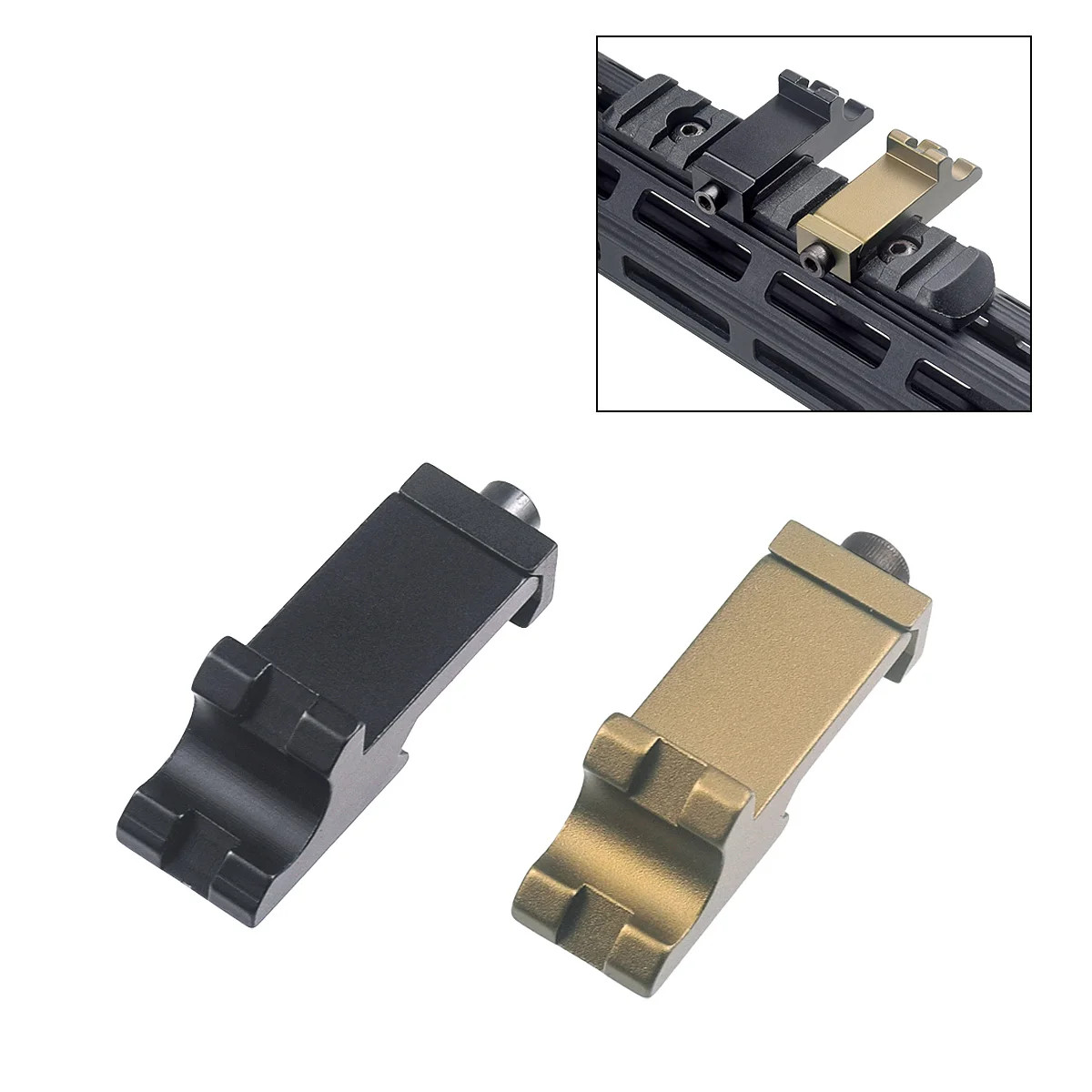 Soporte offset RM 30/45° AR15 – Montaje lateral metálico para mira - imagen 5