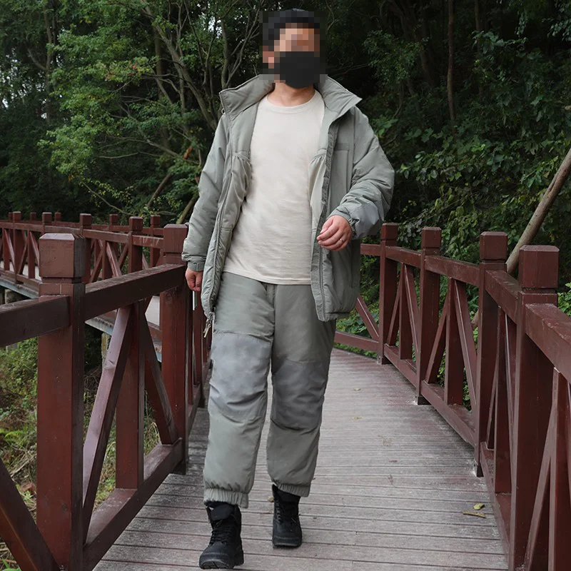 L7 Ropa para clima frío Abrigo grueso Pantalones de ropa de algodón cálidos y fríos extremos al aire libre - imagen 3